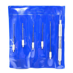 Carp fishing set: 5 tools + metal handle, blue packaging GZ-09 5+1