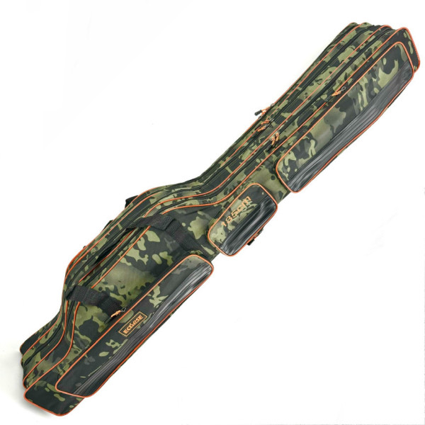 ECLIPSE 1.35m frame rod case, camouflage, orange and black inserts, 3 sections (1035CP)