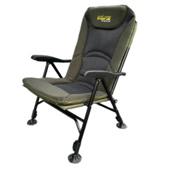 Кресло Eclipse Ranger Pro 1010-W складное с подлокотником, с флисом и сеткой, 4 ноги регулируються