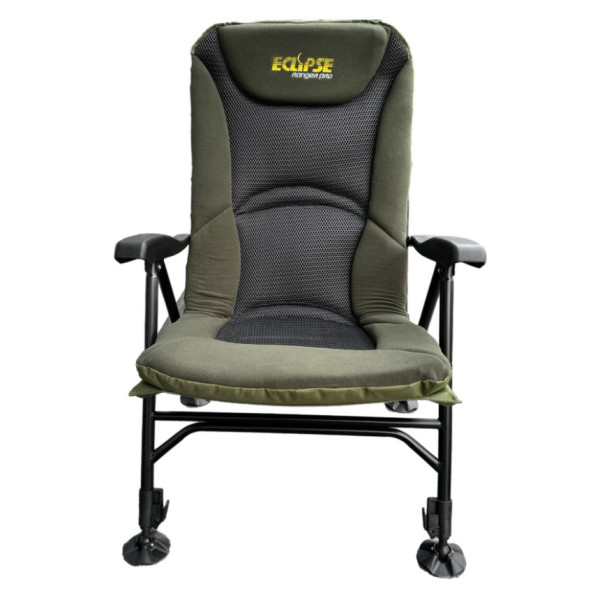 Кресло Eclipse Ranger Pro 1010-W складное с подлокотником, с флисом и сеткой, 4 ноги регулируються