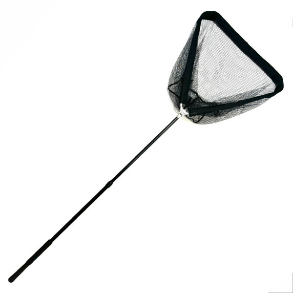 Подсак BREEZE HB002-250802 треугольный 80см, крупная прорезиненная сетка, ручка тескоп