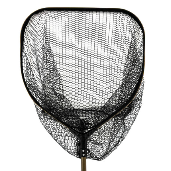 Підсак Breeze Y-226055-HD п'ятикутний, каркасна голова 55 см, велика чорна прогумована сітка