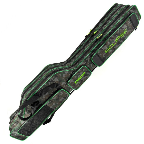 ECLIPSE 2502 1.50m frame rod case, ripstop camouflage with black inserts, 3 sections