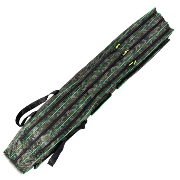 ECLIPSE 2502 1.50m frame rod case, ripstop camouflage with black inserts, 3 sections