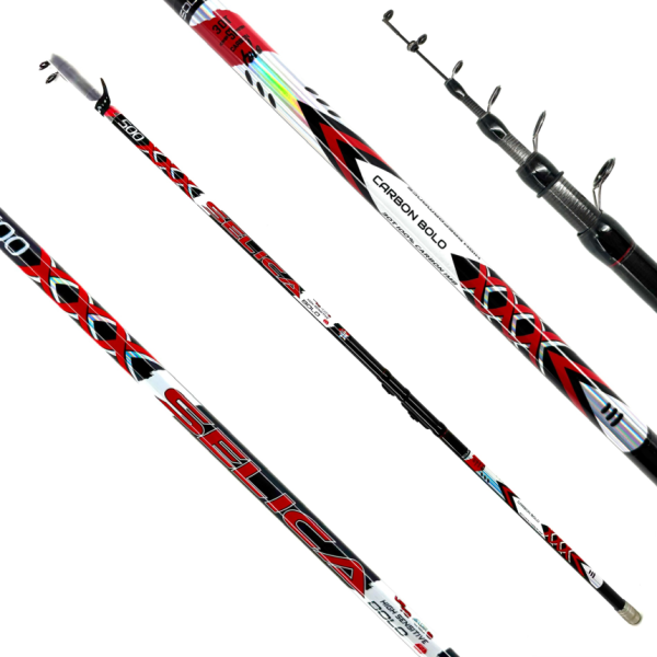 Solaris Selica Red Bolognese fishing rod, 6m to 45g