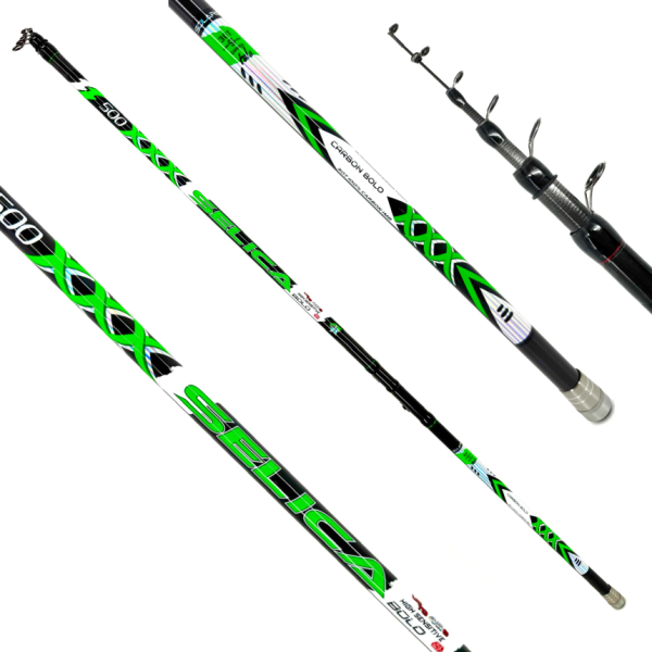 Solaris Selica Green Bolognese fishing rod, 6m to 45g