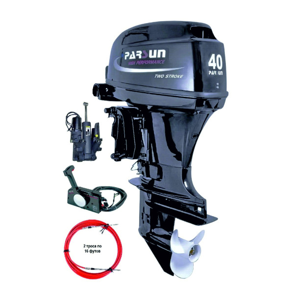 Мотор лодочный двухтактный PARSUN T40 FWS-T