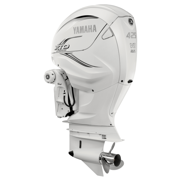 Мотор човен чотиритактний YAMAHA F425AETX White