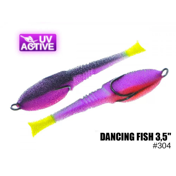 Foam Dancing Fish 3.5" #304 (5 pcs)