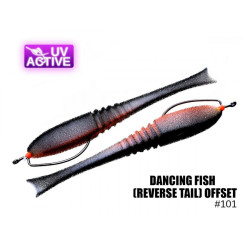Поролонова рибка Dancing Fish 5,5 (Reverse Tail) Офсет #101 (5шт)