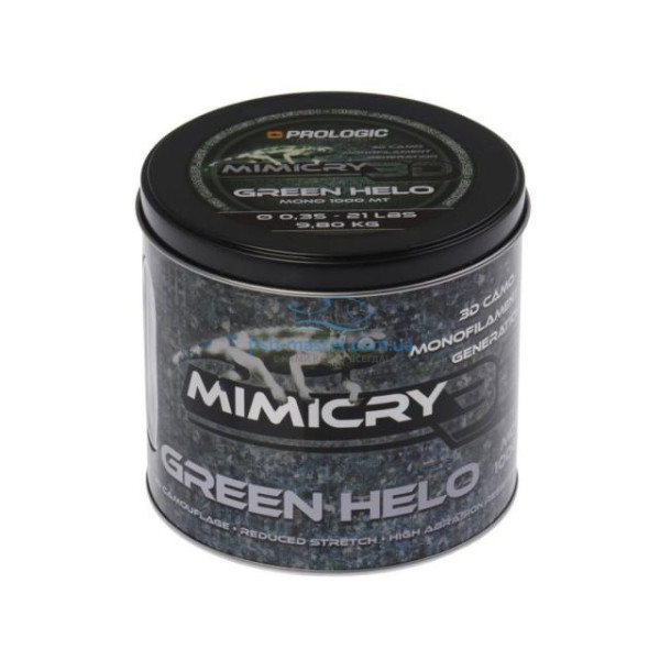 Лісочка Prologic Mimicry Green Helo 1000m 29lbs 13.2kg 0.40mm