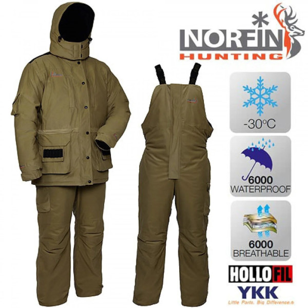 Костюм зимний Norfin Hunting Wild Green р.L