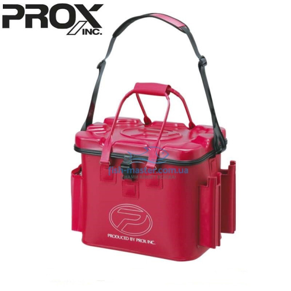 Prox EVA Tackle Bag with Rod Holder 44L (red)