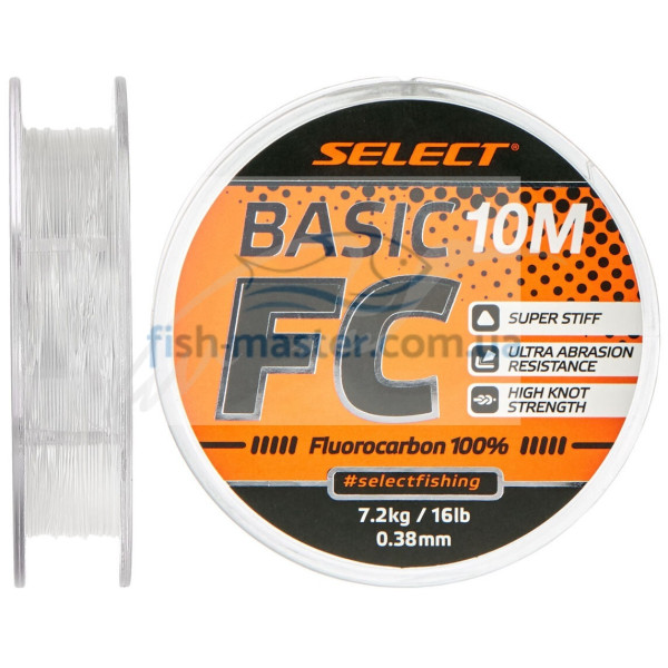 Select Basic FC Fluorocarbon 10m 0.68mm 35lb/15.8kg