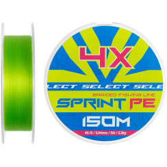 Шнур Select Sprint PE 4X Light Green 150m #0.2/0.06mm 7lb/3.1kg