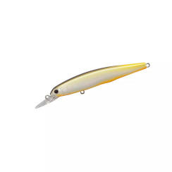 Воблер Tackle House Bitstream 73FD 73мм 7g #Pearl Olive Orange Belly