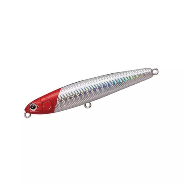 Wobbler Tackle House Cruise Pencil 80S 80mm 11g #SHG Red Head