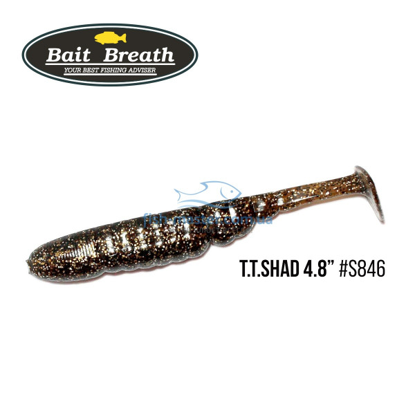 Silicone Bait Breath TTShad 4.8" (5 pcs/pack) #S846