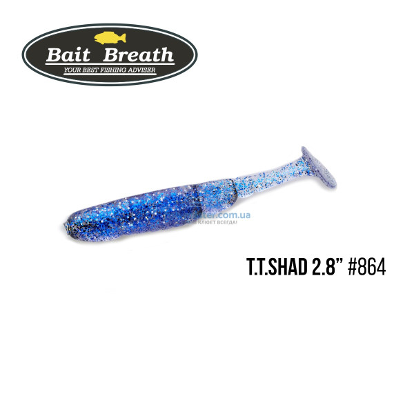 Силикон Bait Breath T.T.Shad 2,8"(7шт/упак.)#S864