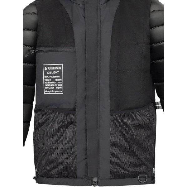 Jacket Viking Fishing Ice Light 80g 10K L Black/khaki
