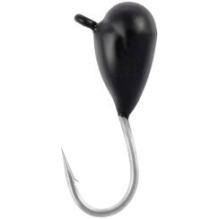 Viking Fishing Drop 0.25g 2.5mm Black Tungsten Jig (5 pcs)