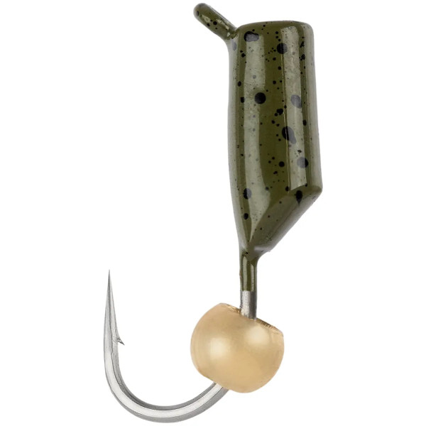 Мормышка вольфрамовая Viking Fishing Rigabik+bead 0.62g 2.5mm Olive+G (5шт)