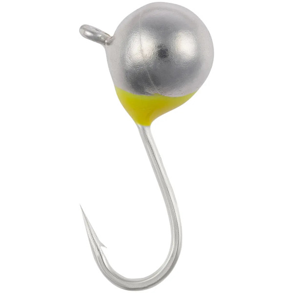 Viking Fishing Round+drop 0.31g 3mm Silver Tungsten Jig (5 pcs)