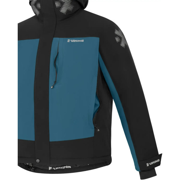 Jacket Viking Fishing Sköld L 200g 20K Black/Navy