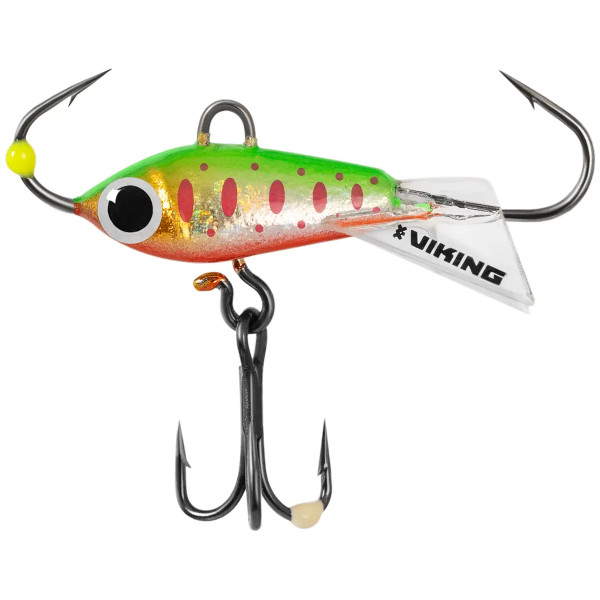 Балансир Viking Fishing Yeti Ice Jig 20mm 3.0g #27 Trout Green