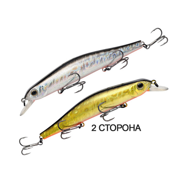 Воблер Bearking Orbit 110SP цвет Y Gold Silver