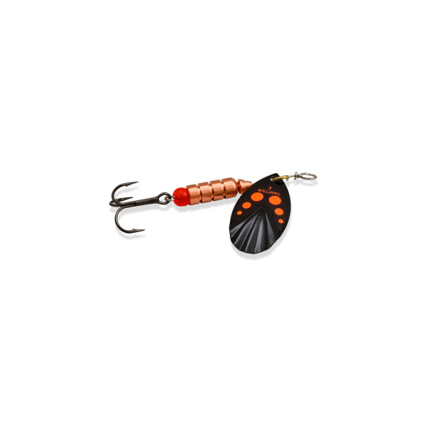 Блешня Williams Vortex Garni UV 14.17gr #Black Orange Dots On Silver
