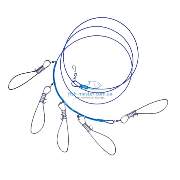 Condor fishing rod with 5 carabiners