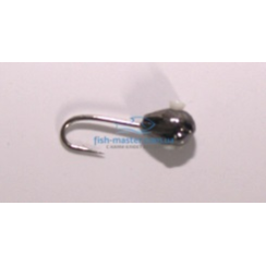 Tungsten jig Winter Star drop hole cambric 3.0mm/0.39g hook No. 18: black