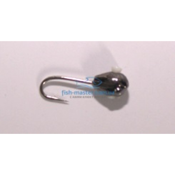 Tungsten jig Winter Star drop hole cambric 4.0mm/0.92g hook No. 14: black