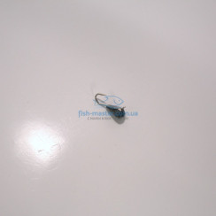 Winter Star tungsten jig, drop-shaped, eye, 4.0mm/0.84g, hook No. 14: black
