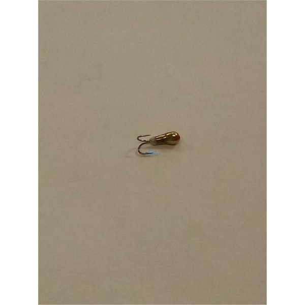 Winter Star Goat Tungsten Jig, 3.0mm/0.43g, No. 14 Hook: Gold