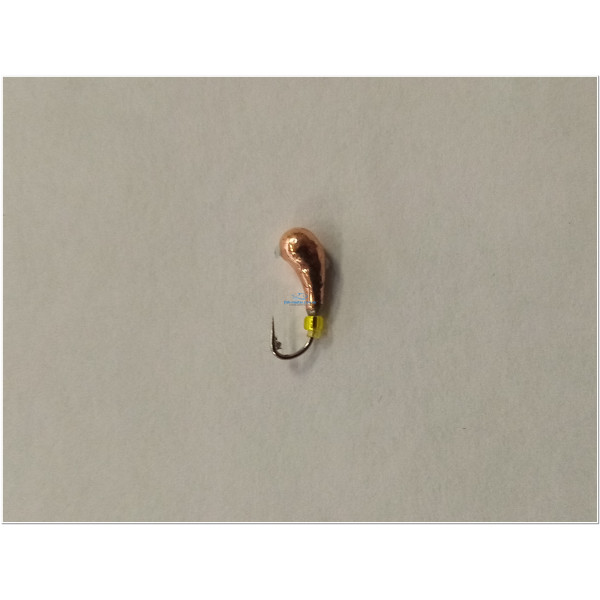 Winter Star Uralka tungsten jig, 4.0 mm/0.83 g, hook No. 14: copper