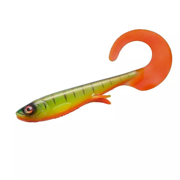 Silicone Wolfcreek Lures Curly 22 220mm+tail 75g #C004 Firetiger