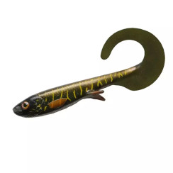 Силикон Wolfcreek Lures Curly 22 220mm+tail 75g #C018 Green Motoroil Pike