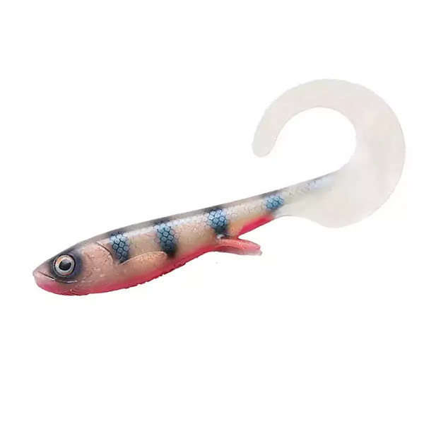 Силікон Wolfcreek Lures Curly 22 220мм+таїл 75g #C034 Striped Ghost (UV)