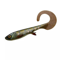 Силікон Wolfcreek Lures Curly 22 220мм+таїл 75g #C085 Motoroil Trout