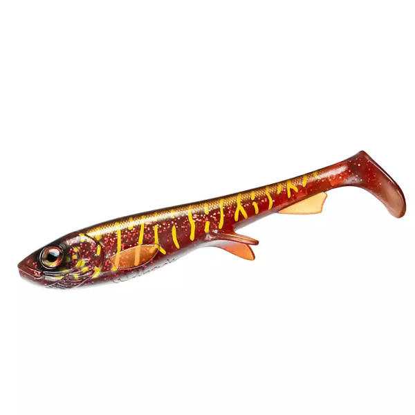Wolfcreek Lures Shad 15 Silicone 150mm 30g #C083 Bloody Motoroil Pike