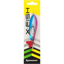 Spinner X-Fish Turbo 17.3g #04 Silver pink blue