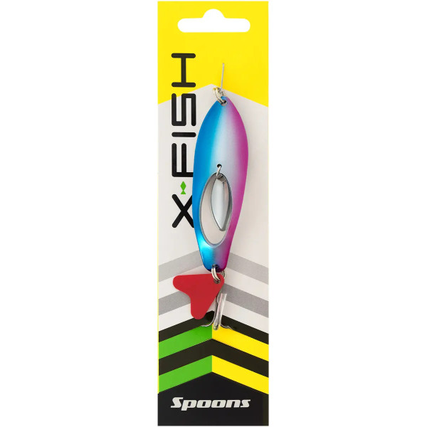 Spinner X-Fish Turbo 17.3g #04 Silver pink blue