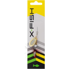 Spinner X-Fish Sirius No. 1 3.7g Gold SRD