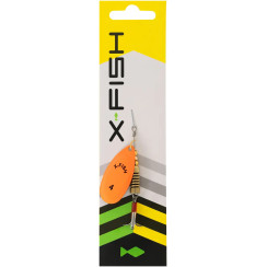 Spinner X-Fish Stark No. 4 9.5g Nikel UV orange
