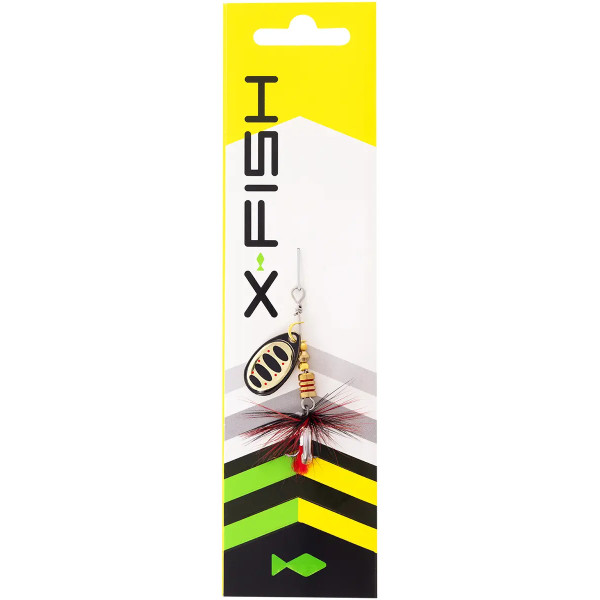 Блесна X-Fish Termite №5 13g Nikel gold