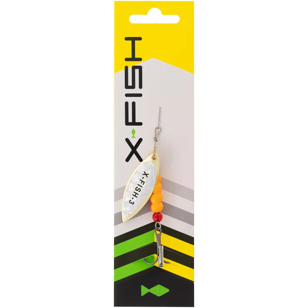 Spinner X-Fish Trophy No. 2 9g Gold rainbow