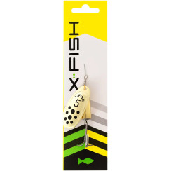 X-Fish Wolf No. 4 10g Gold Spoon