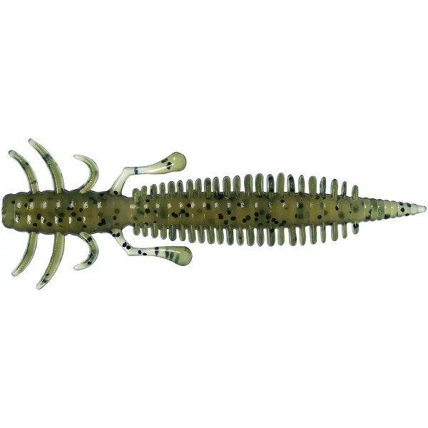 Silicone X-Fish Bug 2" Olive Black Flake